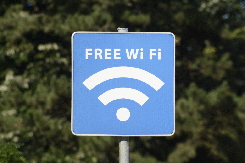 Use onboard Wi-Fi during long bus rides to stay connected online bus Wi-Fi access