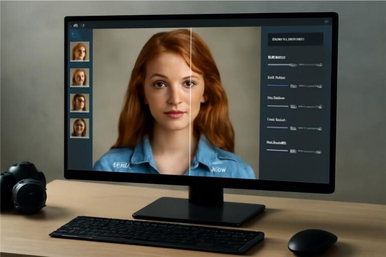 AI photo enhancer