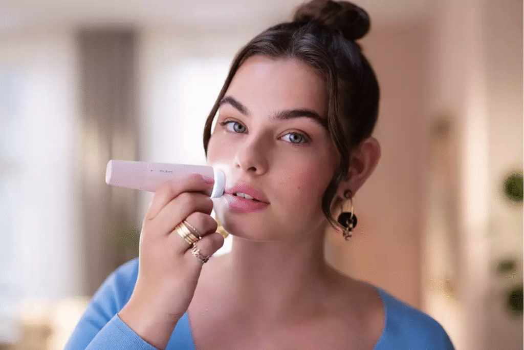 Facial Hair Remover Device That Works Without Irritating Delicate Skin facial hair removal device