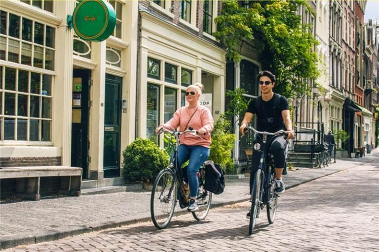 Cycling in Amsterdam