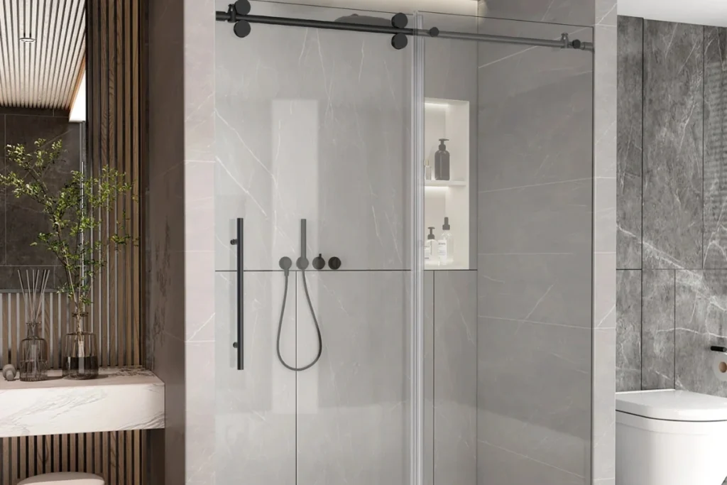 Stylish Sliding Shower Door Designs to Upgrade Modern Bathrooms