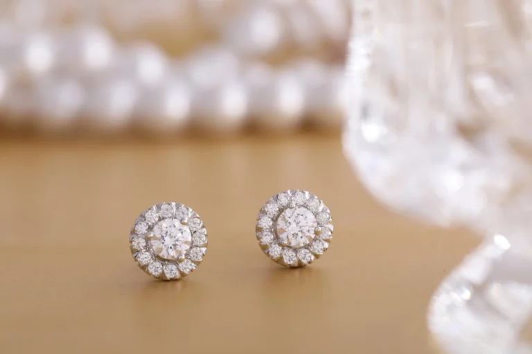 solitaire diamond studs