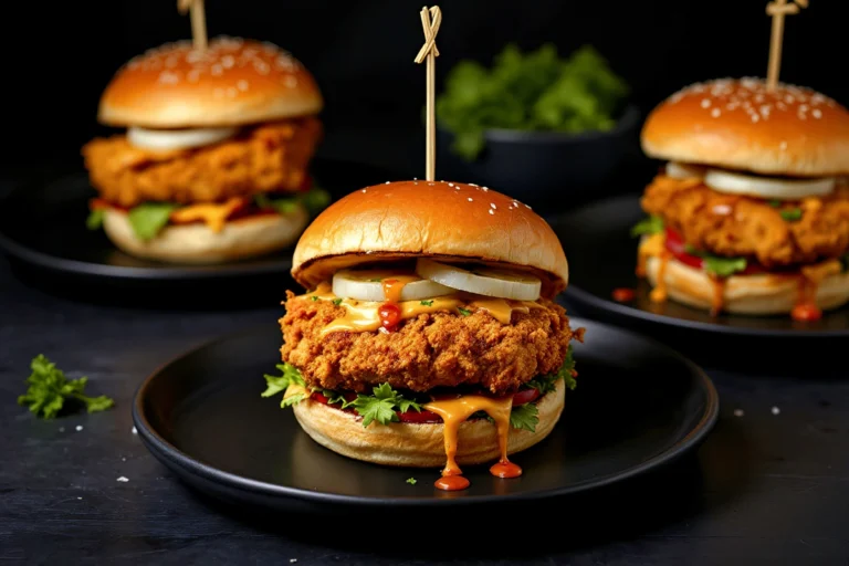 Crunchy Chicken Burgers