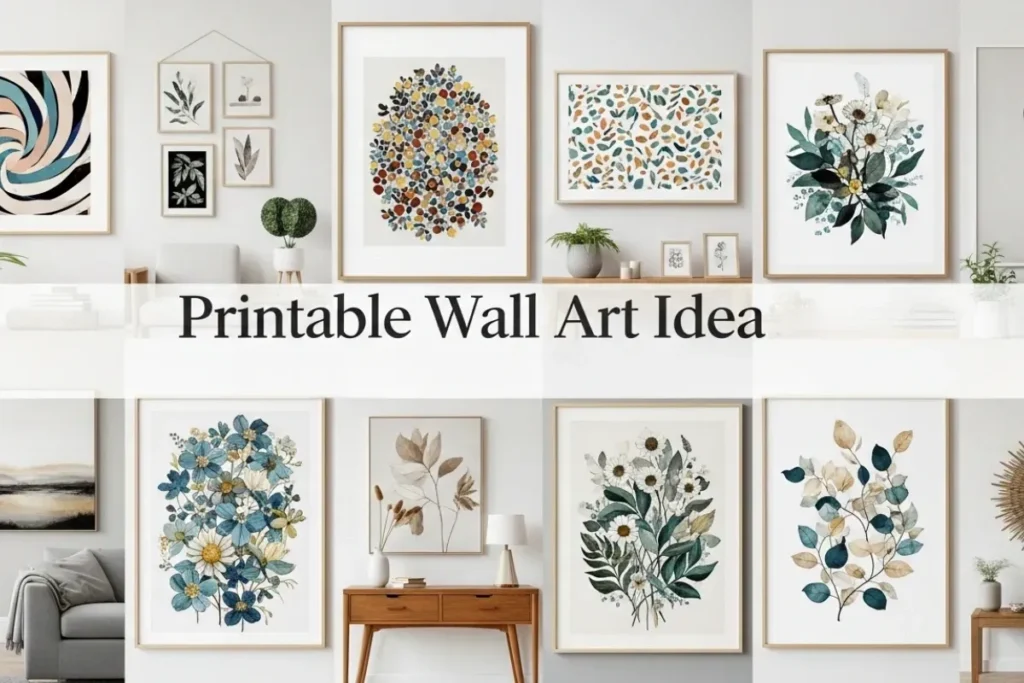 Printable Wall Art Ideas for Instant Home Makeovers Printable Wall Art