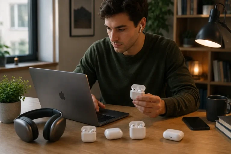 Gebrauchte AirPods für kabelloses Audio zu günstigeren Preisen