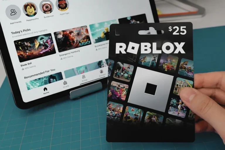 Roblox-Geschenkkarten für Robux, Game Passes und Avatar-Upgrades